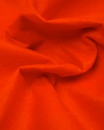 Wool & Viscose Felt Fabric - Orange