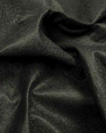 Wool & Viscose Felt Fabric - Black