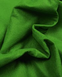 Wool & Viscose Felt Fabric - Emerald