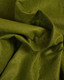 Wool & Viscose Felt Fabric - Moss Green