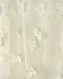 REMNANT Cascading Flowers on Tulle - 70 x 150cm