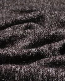 Chunky Knit Jersey Fabric - Maroon