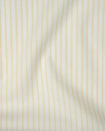 Cotton Shirting Fabric - Yellow Stripe