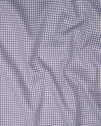 Yarn Dyed Cotton Fabric - 3mm Gingham Purple