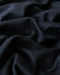 Wool & Cashmere Fabric - Dark Navy