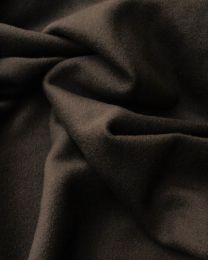 Wool & Cashmere Fabric - Chocolate Brown