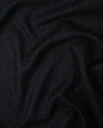 Boiled Wool Jersey Fabric - Dark Navy