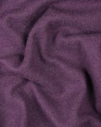 Boiled Pure Wool Jersey Fabric - Grape