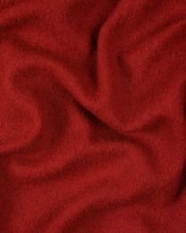 Boiled Pure Wool Jersey Fabric - Red