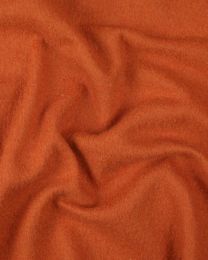 Boiled Pure Wool Jersey Fabric - Orange