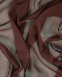 Silk Chiffon Fabric - Merlot