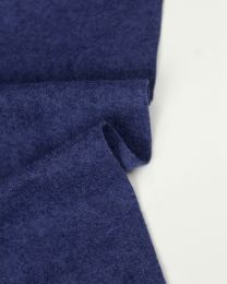 Boiled Wool Blend Jersey Fabric - Royal Blue