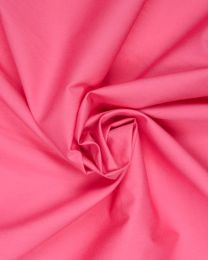 Cotton Poplin Fabric - Hot Pink