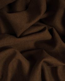 Linen & Cotton Blend Fabric - Chocolate