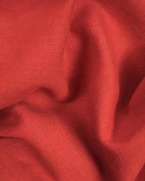 Linen & Cotton Blend Fabric - Paprika 