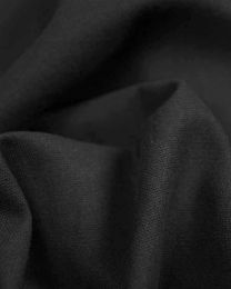 Linen & Cotton Blend Fabric - Charcoal