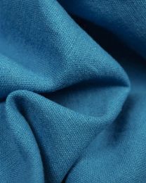 Linen & Cotton Blend Fabric - Peacock