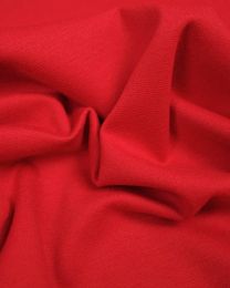 Ponte Jersey Fabric - Bright Red