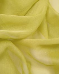 Polyester Chiffon Fabric - Lemongrass