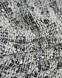 Polyester Coating Fabric - Chunky Weave White