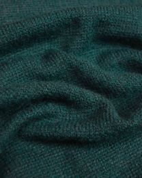 Wool Blend Jersey Knit Fabric - Teal