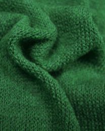 Wool Blend Jersey Knit Fabric - Jade