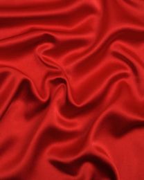 Liquid Satin Fabric - Red