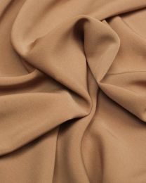 Luxury Crepe Fabric - Chai