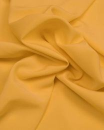 Luxury Crepe Fabric - Lemon Yellow