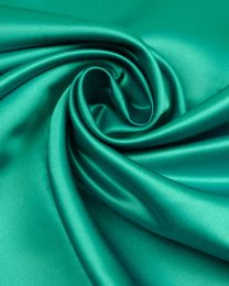 Polyester Duchesse Satin Fabric - Aqua