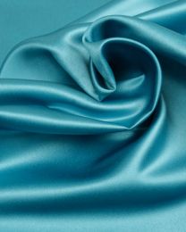 Polyester Duchesse Satin Fabric - Turquoise