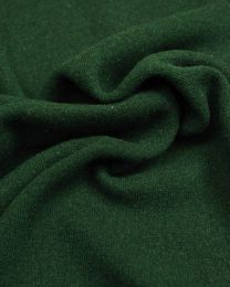 Wool & Cotton Blend Jersey Fabric - Green