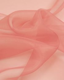 Polyester Organza Fabric - Pink