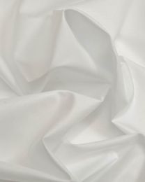 Cotton & Polyester Blend Fabric - White