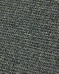 Wool Check Fabric - Green & Grey