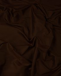 Silk Dupion Fabric - Dark Chocolate