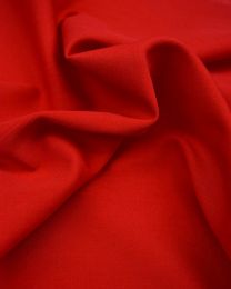 Pure Wool Suiting Fabric - Tomato Red