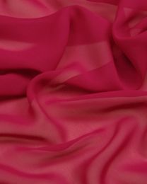 Polyester Georgette Fabric - Magenta