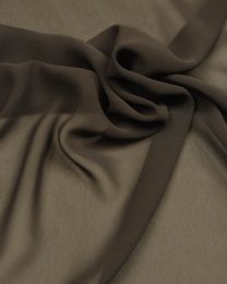 Polyester Georgette Fabric - Charcoal