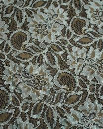 Corded Lace Fabric - Sage Green