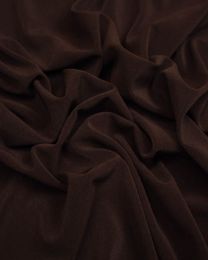 Polyester Jersey Fabric - Dark Chocolate