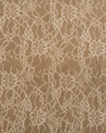 Chantilly Lace Fabric - Ivory