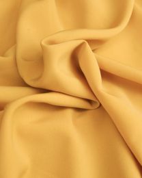 Luxury Crepe Fabric - Mustard Yellow