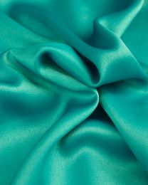 Liquid Satin Fabric - Turquoise