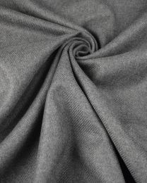 Pure Wool Twill Fabric - Mid Grey