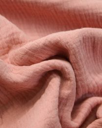 Cotton Double Gauze Fabric - Rose Pink