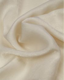 Sandwashed Satin Fabric - Cream
