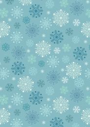 Christmas Patchwork Fabric - Hygge Glow - Snowflakes