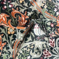 Velvet Fabric - William Morris - Golden Lily