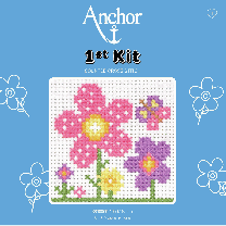 Anchor 1st Cross Stitch Kit - Sarah Flowers